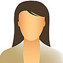 Abstrakte Grafik einer Frau mit langen braunen Haaren und beiger Kleidung auf weißem Hintergrund. Gesicht ist neutral dargestellt.