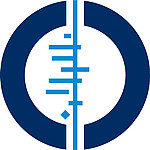 cochrane Logo mit zwei blauen Halbkreisen und vertikalen Linien im Inneren, die ein Diagramm andeuten.